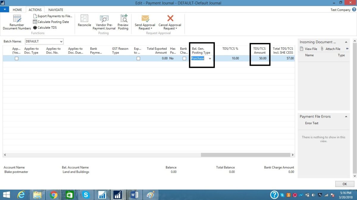 How we can make TDS payment to some vendor? - Microsoft Dynamics Partner