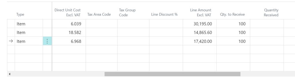 Update Quantities for Specific Orders